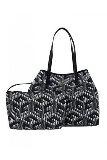Guess Vikky Large Tote, Bag Women, Logo Noir, Taille Unique