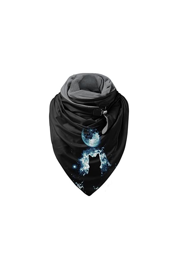 Écharpe femme cachemire laine triangulaire chaude légère écharpe grand Foulard doux hiver étole élégant Pashmina châle signé