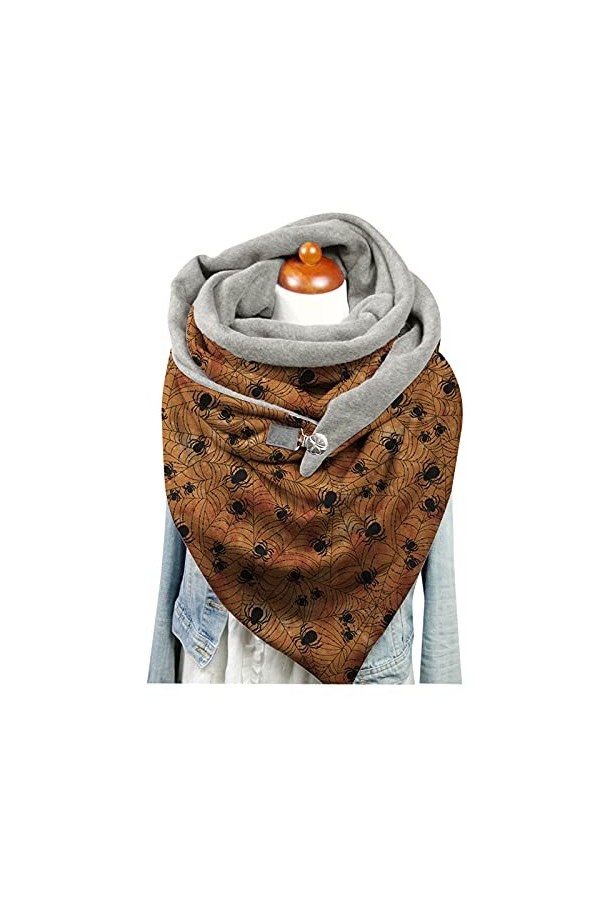 Écharpe en Cachemire Femmes Grande Écharpe Triangulaire en Cachemire Grand Léger Doux Châle Écharpe Chaud Élégant Laine Pashm