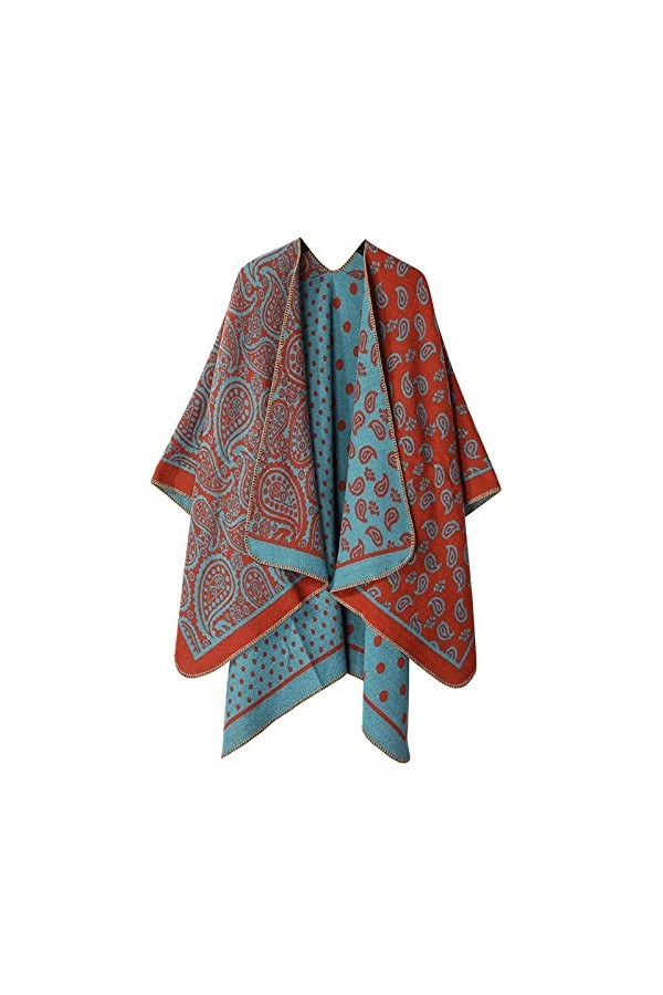 Générique Protection Canapé Chat Châle imprimé pour femmes à la mode chaud doux cardigans écharpe cadeau de noël châle épaiss