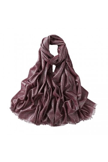 Écharpe à franges pour femme Pashmina étole Bufandas Musulman Hijab Cap, 21, taille unique