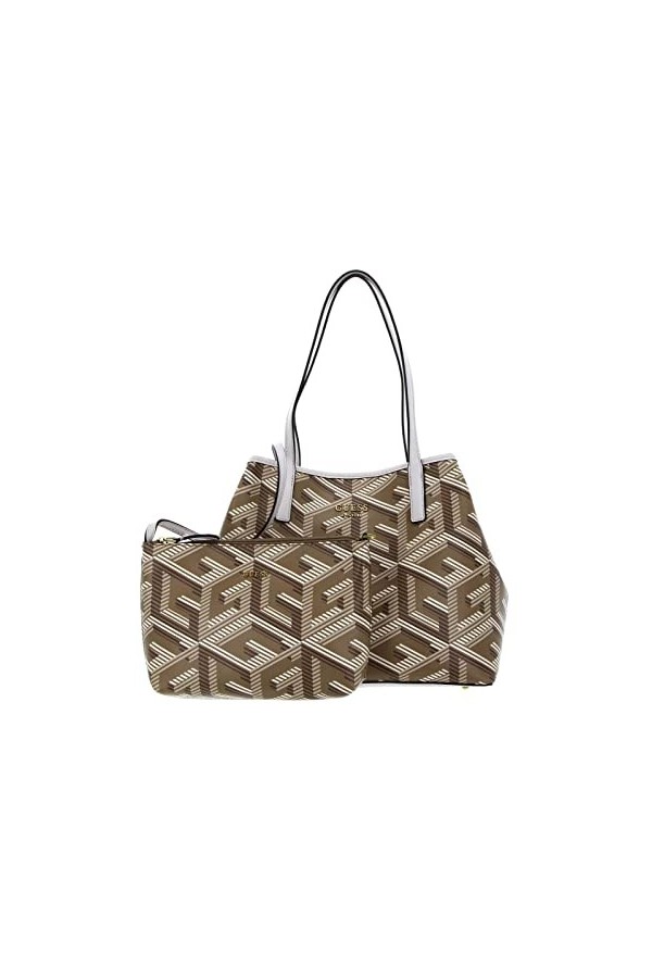 Guess Vikky Large Tote, Bag Women, Logo Noir, Taille Unique