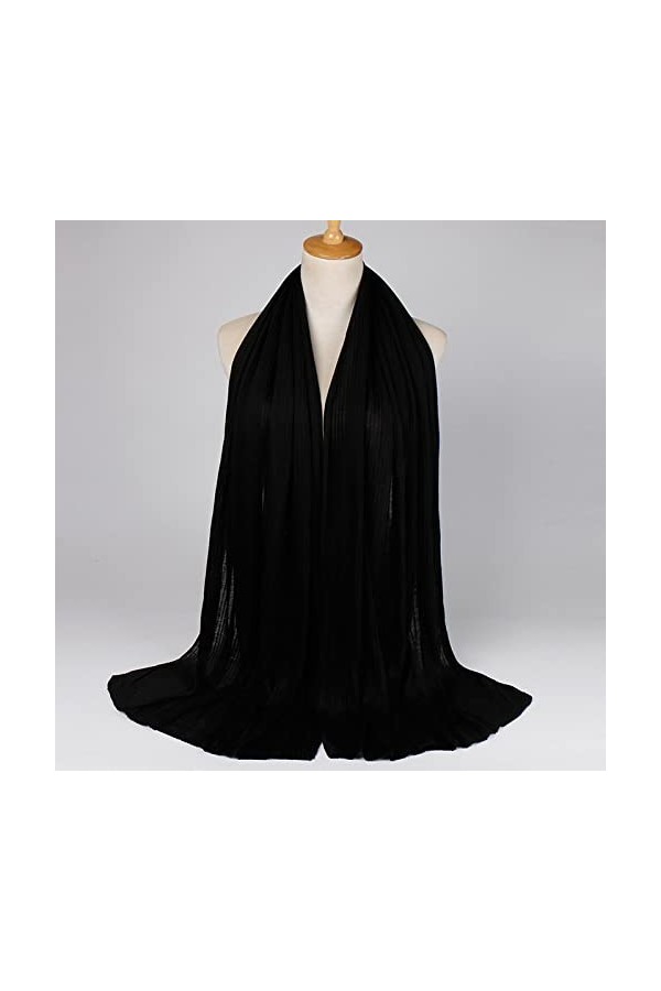 Foulard Femme Soie Cheveux pour De Hiver en Echarpe Jersey Bandana Écharpe Côtelé Coton Écharpe Pure Élastique Cape Femmes Wr