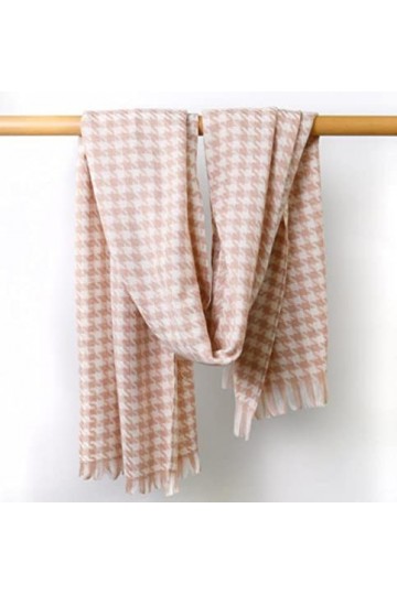 Foulard Femme Cheveux Echarpe Soie Dames Écharpe Plaid Bavoir Dames Épais Châle Écharpe Chaude Décontractée 70-180 4