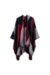PAIHUIART Foulard Femme Echarpe Écharpe Châle Foulards Homme Nouvelle Mode Automne Hiver Femmes Mode Géométrique Châle Chaud 