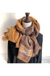 Secuos Nouveau 180 * 65 Cm Plaid Hiver Cachemire Écharpe&nbsp;&nbsp;&nbsp;pour Femmes Mode Double Côté Couleurs Dame Écharpes Châles Wraps C