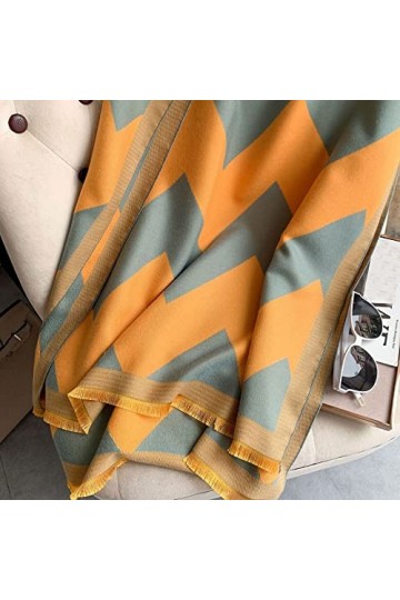 XIBEIRIHUA Echarpe Femme pour Rester au Chaud Écharpe Cachemire Winter Femmes Pashmina Châles Chaude Couverture Couverture Ch