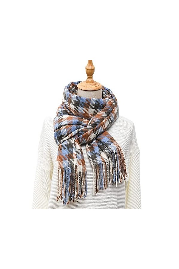 Foulard Châle Écharpes Feuilles dhiver Femmes haussements déponger les écharpes de cachemire de cachemire châle pashmina wr