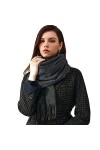 Châle Écharpe Foulard Écharpe dhiver Femmes Cachemire Foulards chauds Pashmina Foulard Mode féminine épaissir Soft Tassel Ta
