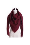 Echarpes Écharpe Écharpe Hiver Chaud Triangle Écharpe Pashmina Châle Écharpes À Carreaux Couverture Châles Écharpe Châle Col