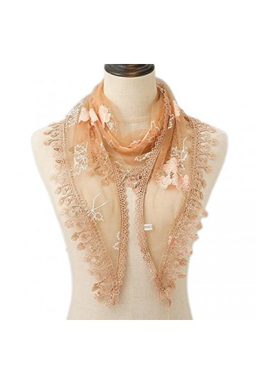 Women Fashion , Summer Soft Thin Shawl Chiffon Silk Wrap Pashmina Stole Triangle Plain Lace Floral Scarf Scarves Silk Scarf 