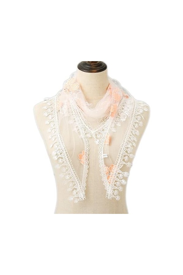 Women Fashion , Summer Soft Thin Shawl Chiffon Silk Wrap Pashmina Stole Triangle Plain Lace Floral Scarf Scarves Silk Scarf 