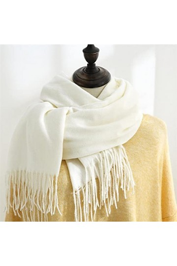 LuisFranklin Foulard Echarpe Femme Soie Cheveux Mode Solide Couleur Dames Écharpe Bandana Gland Longue Dames Châle Bandana Éc