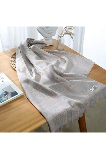 DMXYZZM Écharpe Automne Et Hiver Foulard Dames Simple Épais Écharpe Gros Châle Écharpe Hiver Chaud Double Usage Sauvage