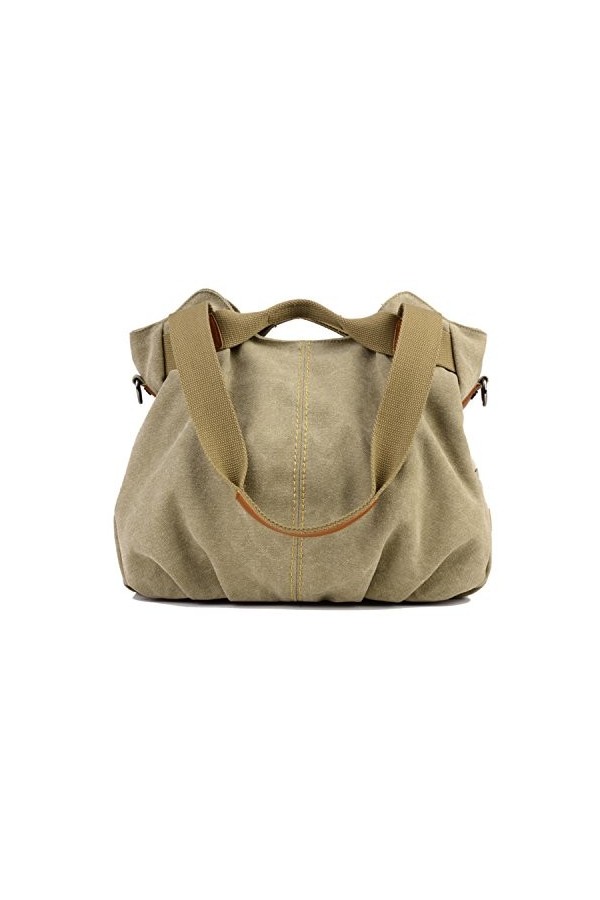 LOSMILE femmes Toile Sac à main Sac dépaule Sac bandoulière Sac à main Sacs portés Sacs à lépaule rouge 