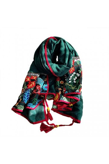 Secuos Nouveau Brodé Femmes Châles Et Wraps Lady Voyage Pashmina Haute Qualité Mode Doux Écharpe Hiver Cou Foulards Hijab Gt3