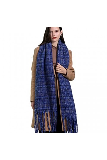 SUYGGCK éCharpe Écarpe dhiver Femmes en Cachemire Pashmina Femme Solide Sécroquettes Femme Enveloppe Épaisses Softs Big Pila