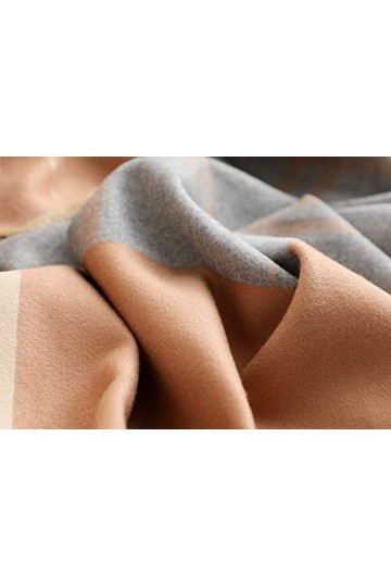 DMXYZZM Écharpe Écharpes Palid Femmes Écharpe Cachemire Hiver Épais Chaud Châle Wrap Pashmina Couverture Cou Echarpes Femme E