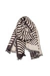 Foulard dhiver en coton et lin pour femme - Épais et chaud - Uni - Tendance - Pashmina - De qualité supérieure - 175 cm - Ca