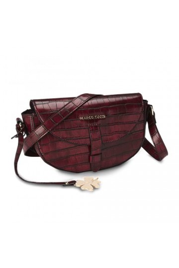 MARCO TOZZI Guido Maria Kretschmer 2-2-81002-27 Sac à main pour femme - Rouge - Croco bordeaux,