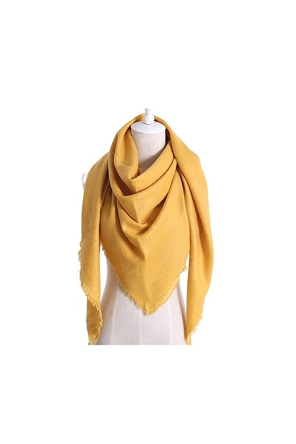 Écharpe Cadeau Écharpe Hiver Chaud Triangle Écharpe Pashmina Châle Écharpes À Carreaux Couverture Châles Écharpe Foulard Col