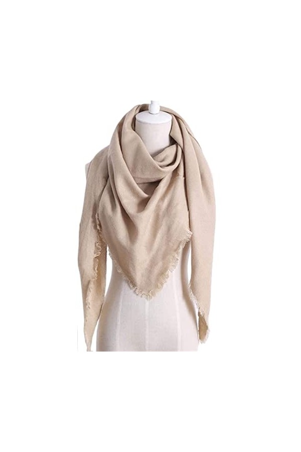 Écharpe Cadeau Écharpe Hiver Chaud Triangle Écharpe Pashmina Châle Écharpes À Carreaux Couverture Châles Écharpe Foulard Col