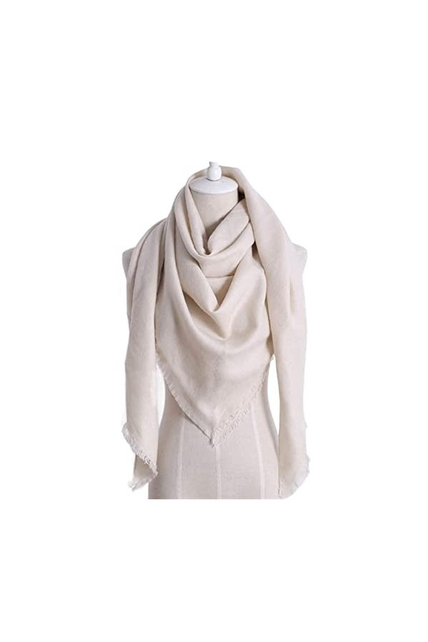 Écharpe Cadeau Écharpe Hiver Chaud Triangle Écharpe Pashmina Châle Écharpes À Carreaux Couverture Châles Écharpe Foulard Col