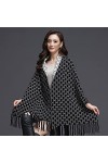 Foulard Echarpe Scarf Scarves Nouveau Classique Double Face Couleur Capes Tricot Motif Écharpe Châle Long Wrap Femmes Poncho 
