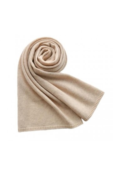 Écharpe en laine fine et solide pour femme, petite écharpe dhiver chaude tricotée, châle court unisexe, kaki, Kids108CM