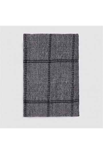Bywenzai Foulard Automne Et Hiver Noir Écharpe À Carreaux Chaud Mode Châle Femmes Châles Enveloppes Rayé Imprimé Couverture É