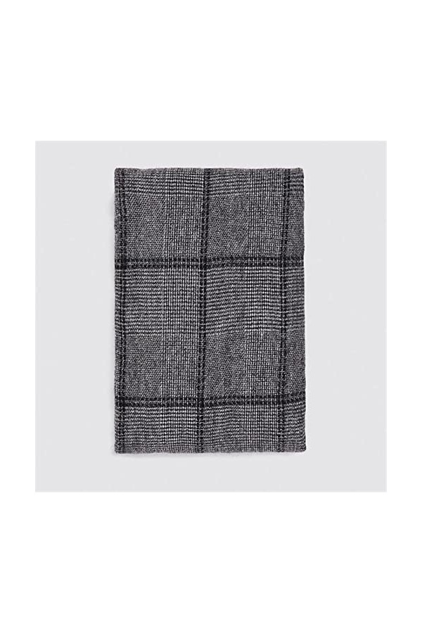 Bywenzai Foulard Automne Et Hiver Noir Écharpe À Carreaux Chaud Mode Châle Femmes Châles Enveloppes Rayé Imprimé Couverture É