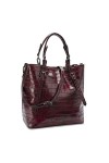 MARCO TOZZI 2-2-61027-25 Sac à Main pour Femme, Croco Bordeaux, 1 EU