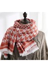 Floral Impression Automne Hiver Cachemire Pashmina Foulards Longs Épais Couverture Châle Femmes Color : Red, Size : 70x180cm
