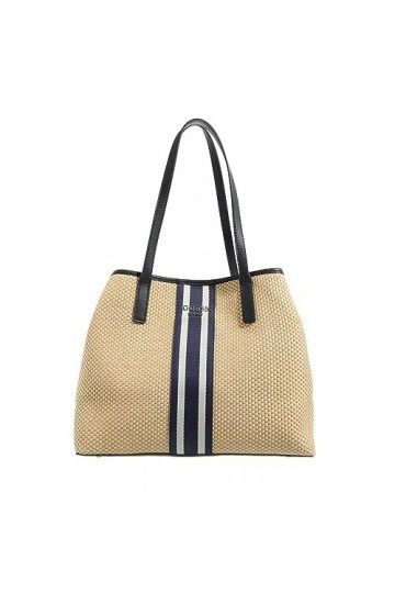 Guess Vikky Tote, Sac a Main Womens, Navy, Taille Unique
