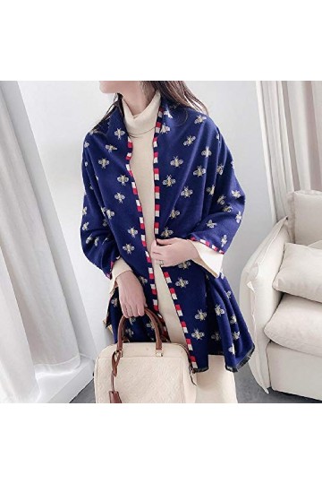 FBFG2020 hiver femmes écharpe en cachemire Thich col chaud Bandana Pashmina châles et enveloppement dame Cachecol Sjaal échar