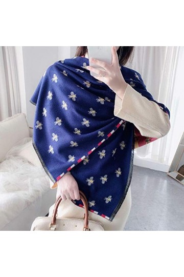 FBFG2020 hiver femmes écharpe en cachemire Thich col chaud Bandana Pashmina châles et enveloppement dame Cachecol Sjaal échar