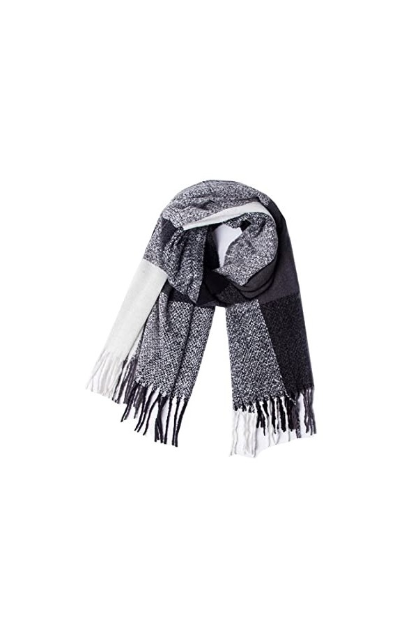 LuisFranklin Foulard Echarpe Femme Soie Cheveux Format Femmes Gland Turban Écharpe Dames Châle Écharpe Bandeau Polyester Écha