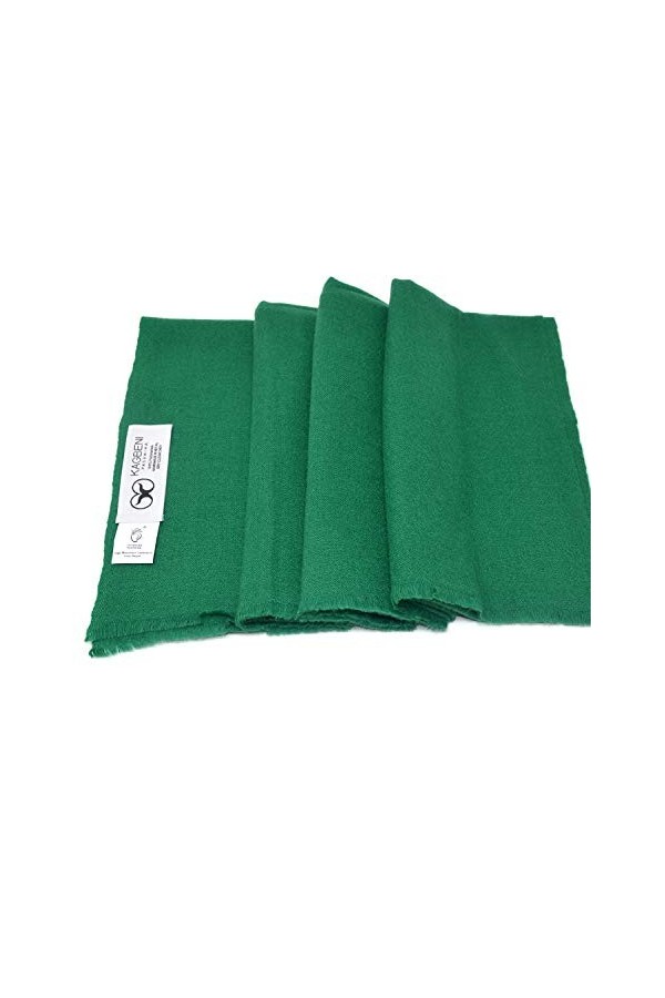 Cachemire Pashmina Châles et enveloppes pour femme 100% pur cachemire - Rouge - Large