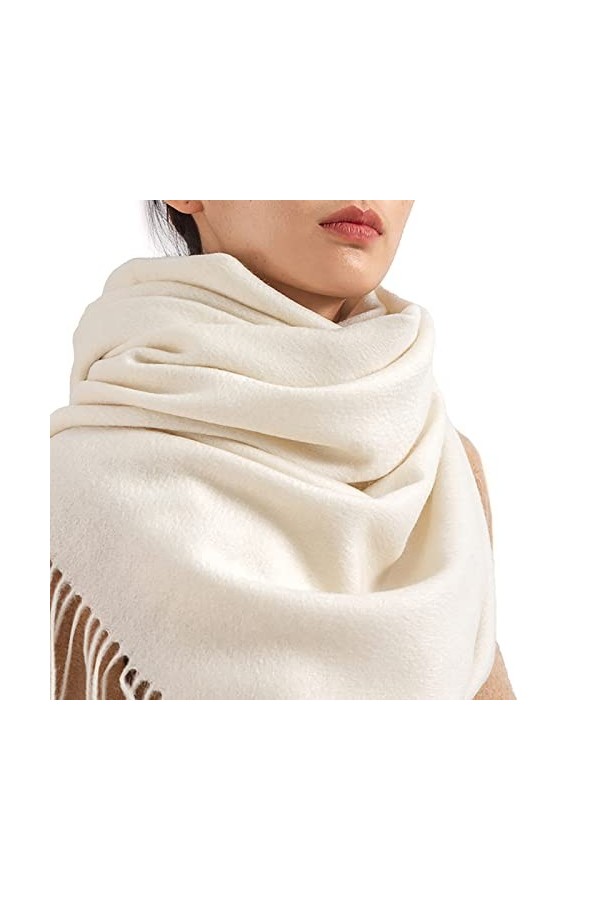 Châle pashmina pour femme - Écharpe dhiver chaude pour mariage - 199,4 x 69,8 cm, Couleur 23, L
