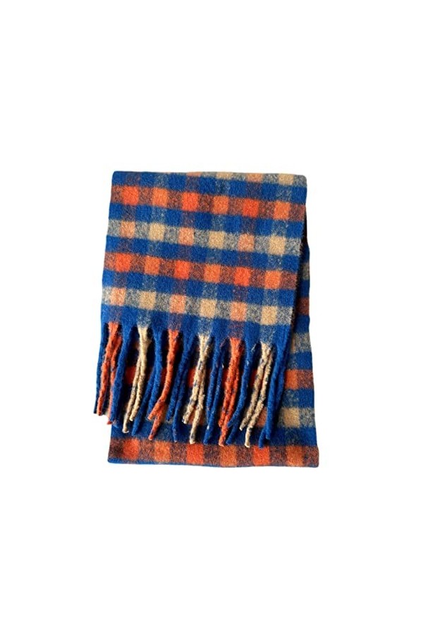 Écharpe femme cachemire doux léger chaud châle à carreaux Pashmina hiver écharpe grand Foulard en laine grande étole élégante