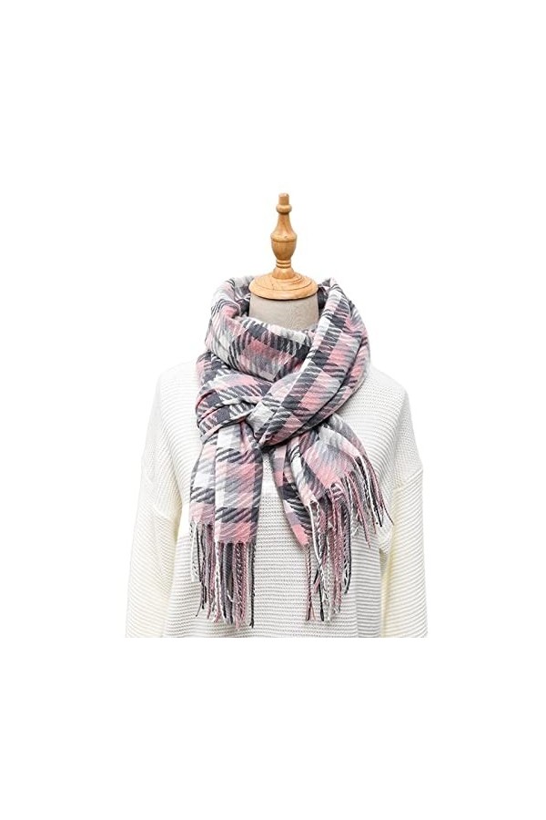 Echarpes Écharpe Feuilles dhiver Femmes haussements déponger Les écharpes de Cachemire de Cachemire châle Pashmina Wraps éc