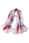 XXYANZI Soie Grande Echarpe Foulards Imprimé Châle Printemps et Automne Hiver pour Robe de Soirée Mariage Mariée Cérémonie Co