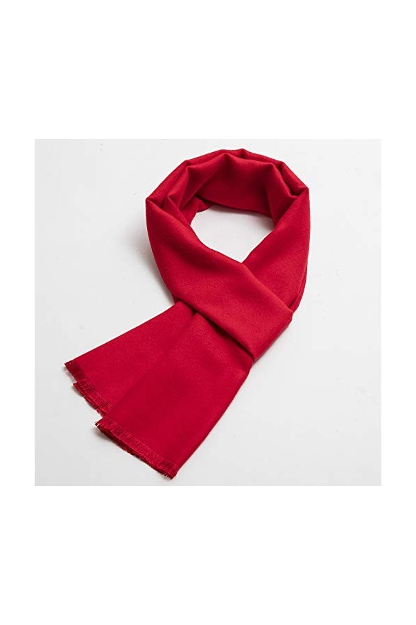 GCC Chaud Rectangle Doux écharpe dautomne et dhiver,Écharpe Sauvage Dâge Moyen Et âgé Écharpe Chaude dimpression Recto-Ve