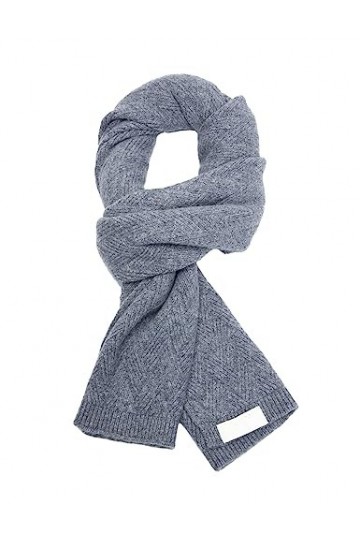 DBFBDTU Femmes Tricoté Scraf Wrap Châles Laine Hiver Hommes Cachemire Écharpes Chaud Automne Doux Silencieux gray9 One Size