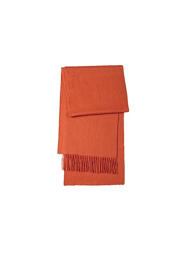 DBFBDTU Femmes Tricoté Châle Automne Plaid Solide Écharpe Hiver Chaud Noué Silencieux Pour Homme Beige One Size