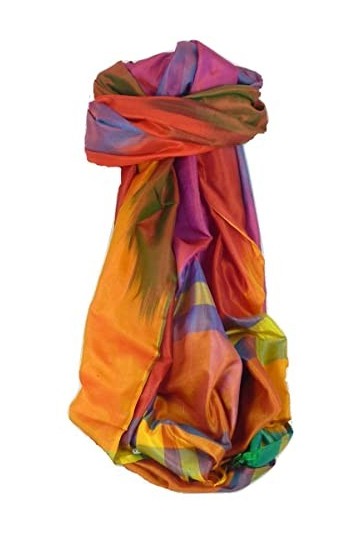 Pashmina & Silk Varanasi Ekal Foulard de Soie Masood 1 Gamme Heritage