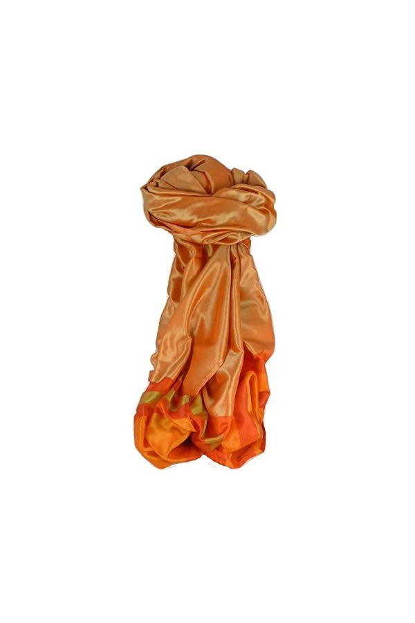 Pashmina & Silk Foulard de Soie Prime Varanasi Border Heritage Ganguly 905