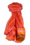 Pashmina & Silk Foulard de Soie Prime Varanasi Border Heritage Ganguly 901