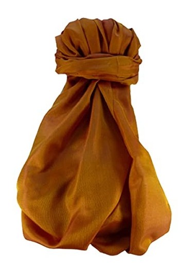Pashmina & Silk Varanasi Foulard de Soie Ritu Yellow Gamme Heritage