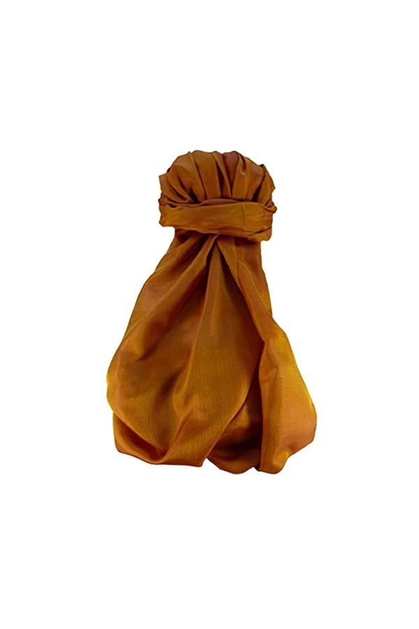 Pashmina & Silk Varanasi Foulard de Soie Ritu Yellow Gamme Heritage